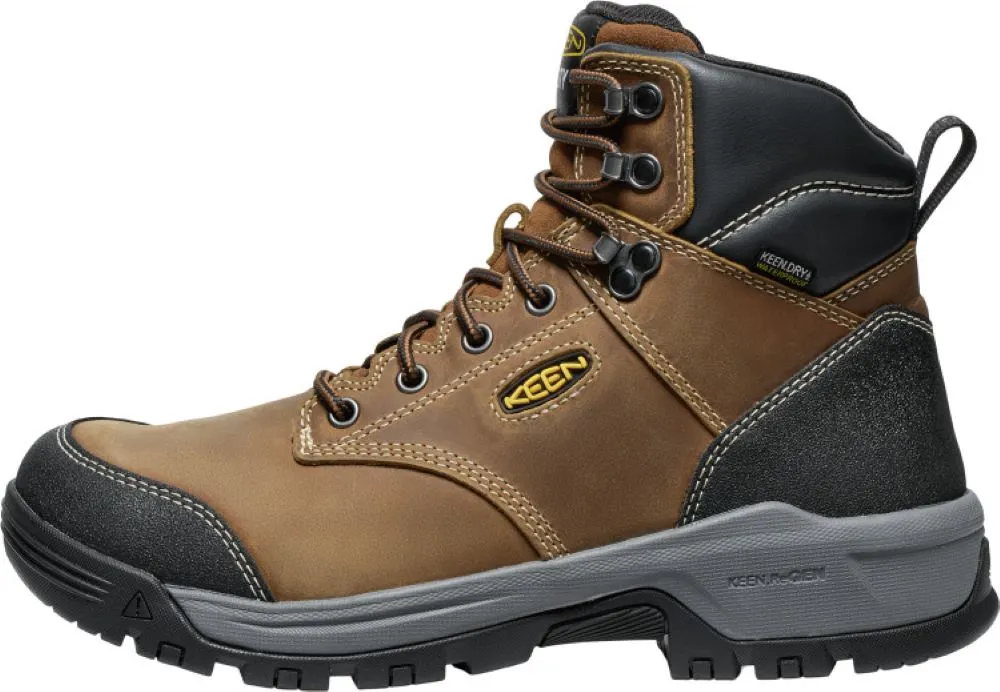 'Keen Utility' Men's 6" Evanston WP - Bison / Black