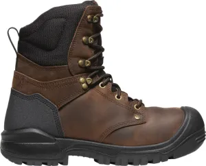 'Keen Utility' Men's 8" Independence EH WP Soft Toe - Dark Earth / Black