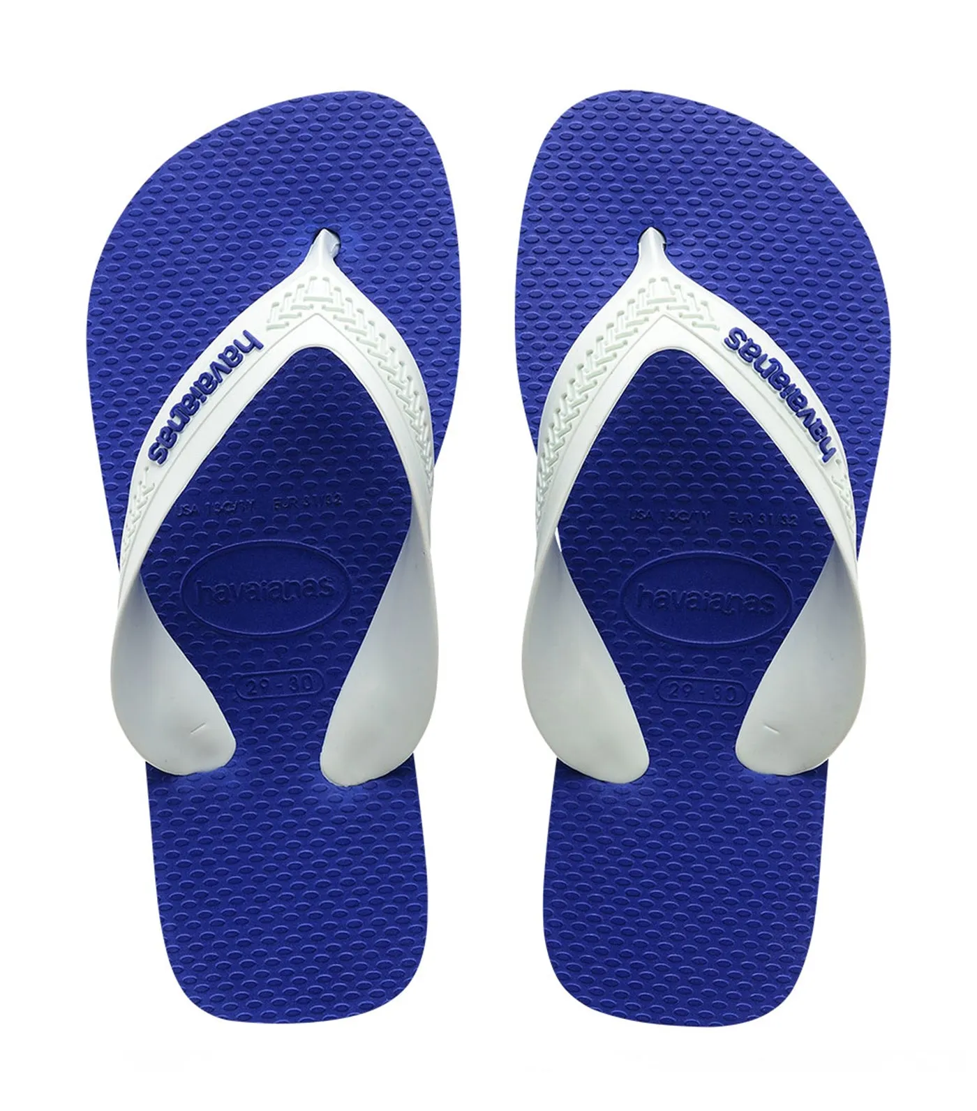 Kids Max Flip Flops - Naval Blue White