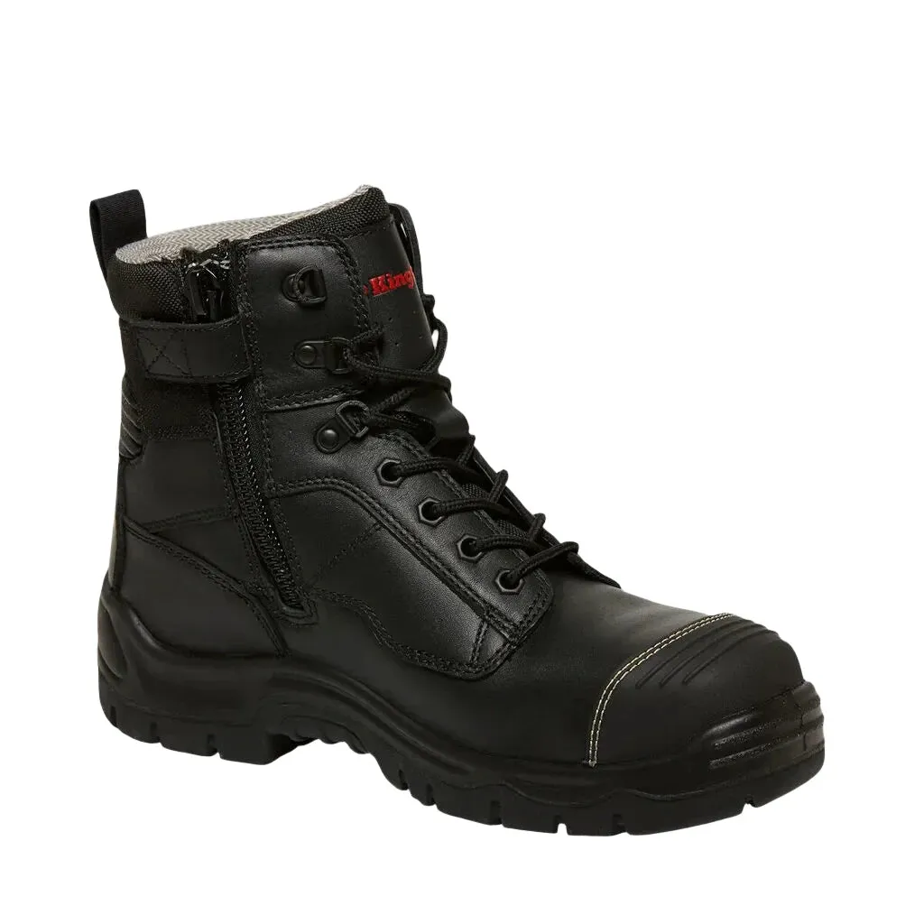 King Gee Phoenix Zip/Lace Composite Safety Work Boots (K27985)