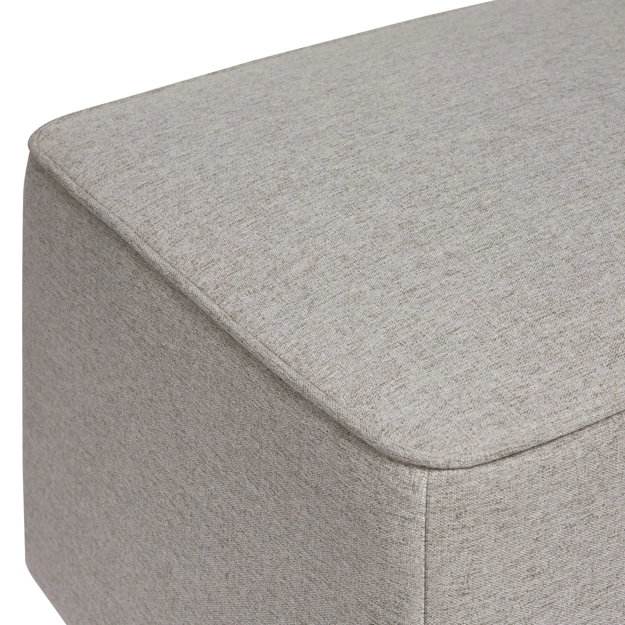 Kiwi Gliding Ottoman - Grey Eco-Weave