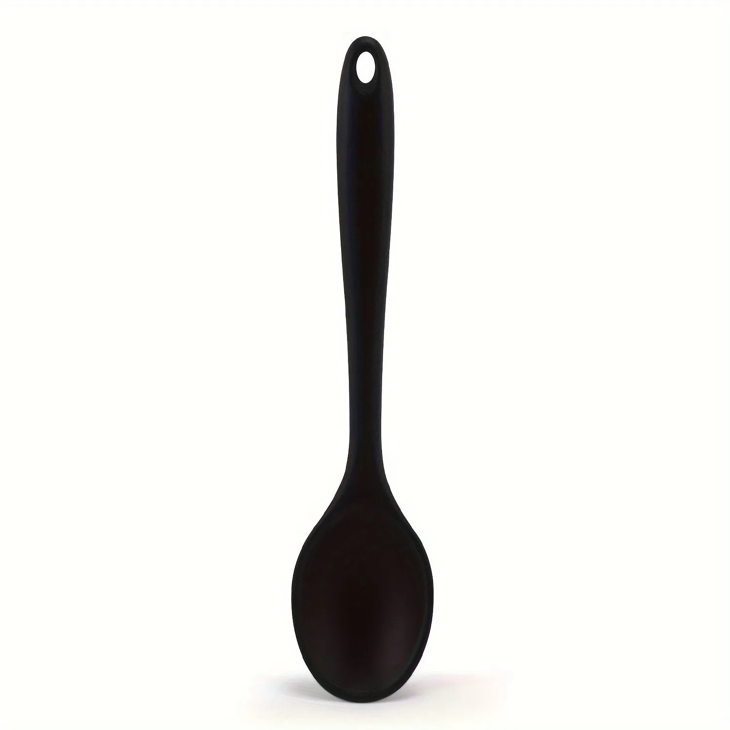 kkboxly 1pc Premium Silicone Spoon - Ladles for Cooking, Mixing, Serving, and Salad Preparation - Heat Resistant, Non-Stick, and Easy to Clean Kitchen Essential