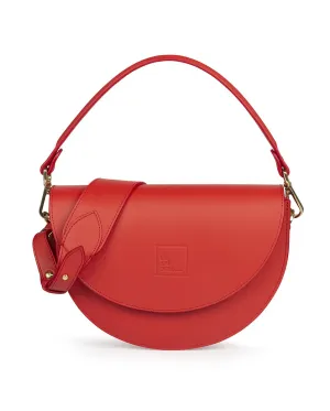 Leandra Saddle Bag Red