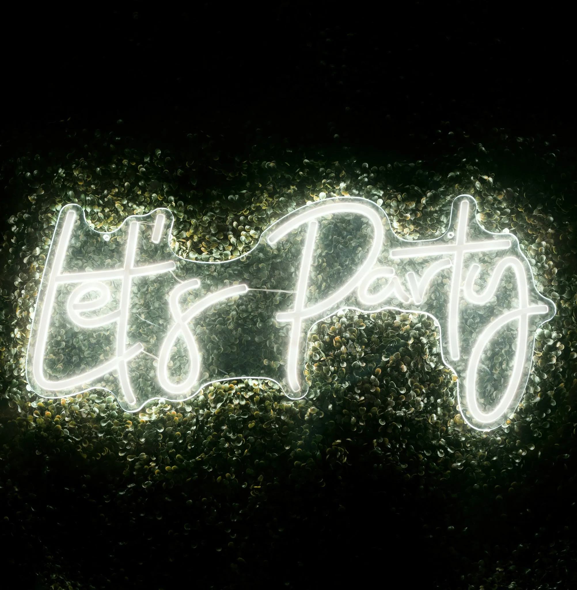 Lets Party Neon Sign 73 cm x 29 cm