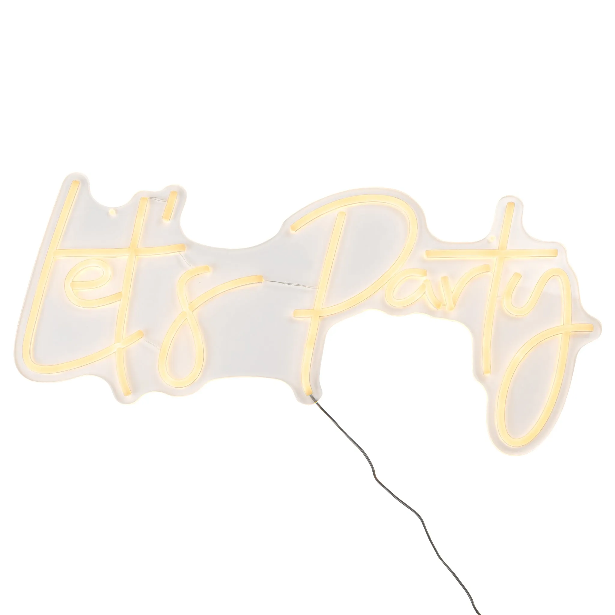 Lets Party Neon Sign 73 cm x 29 cm