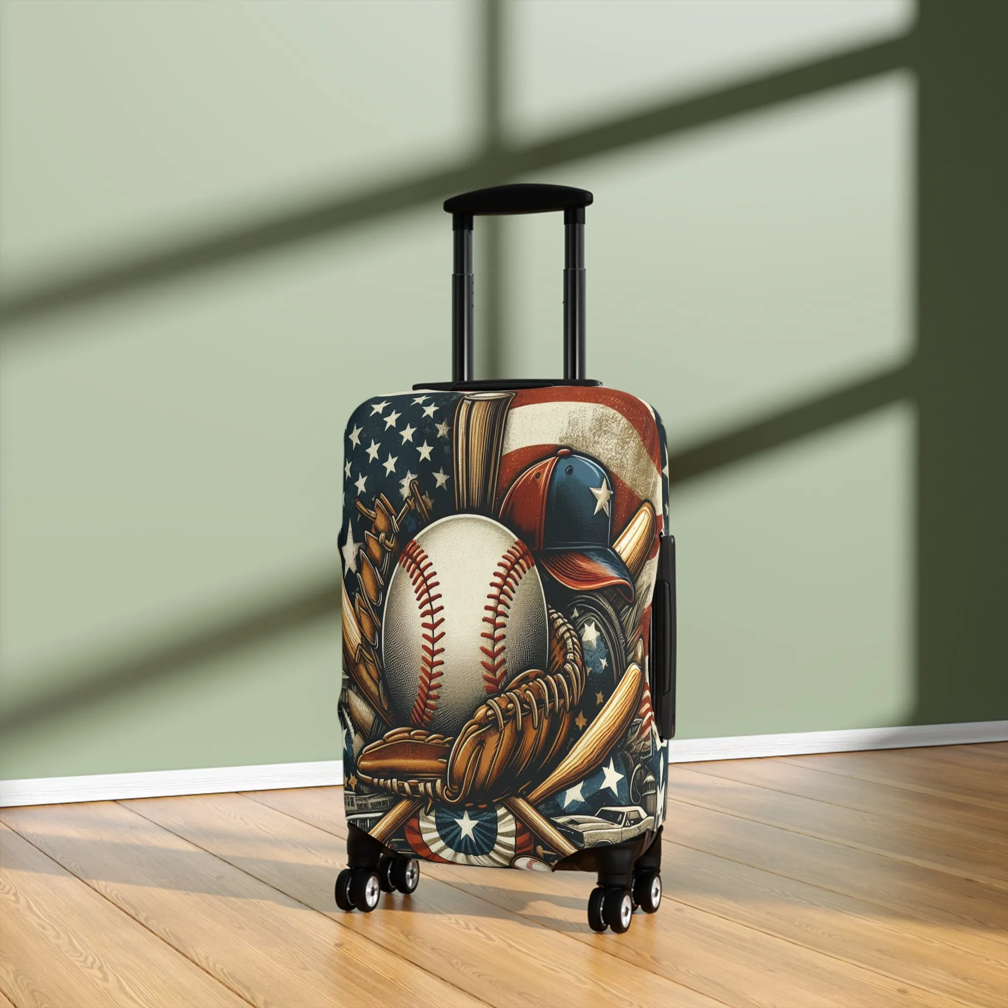 Luggage Cover, Baseball, awd-3075