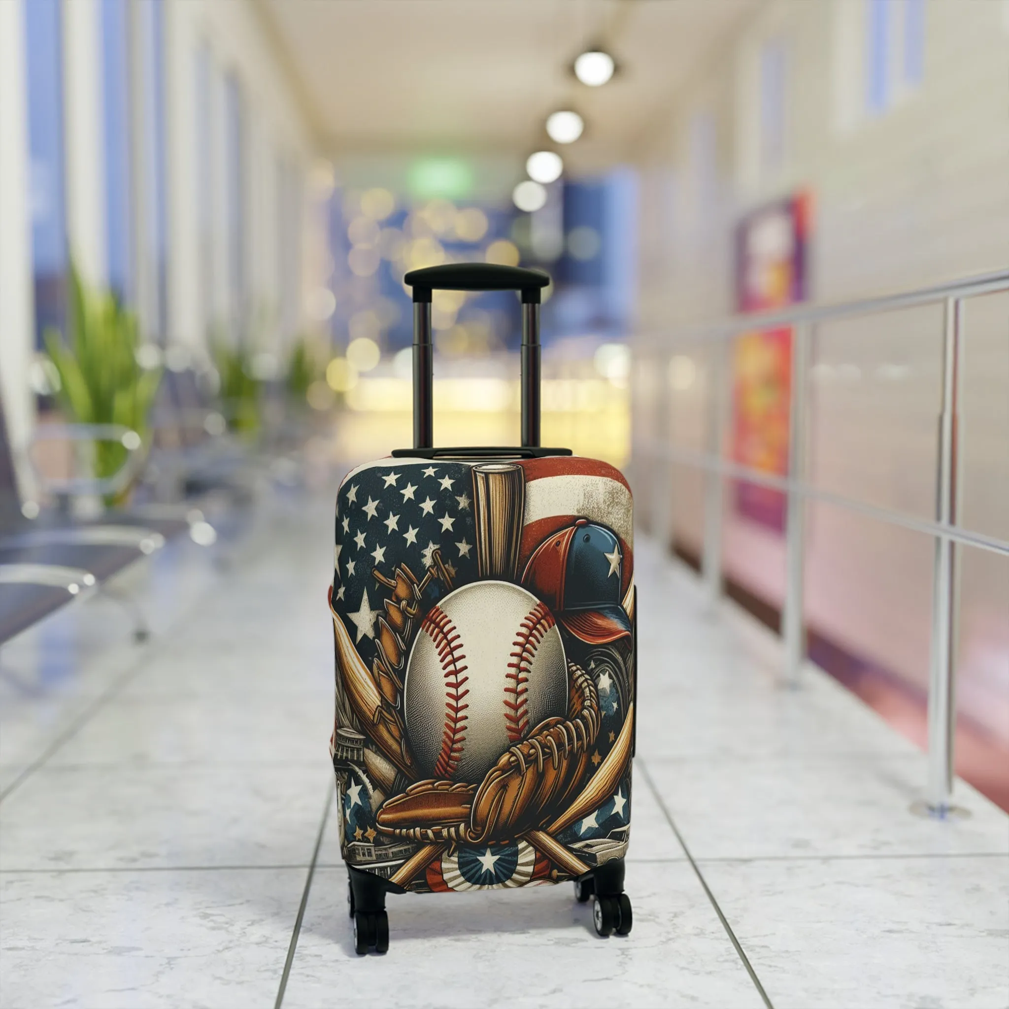 Luggage Cover, Baseball, awd-3075