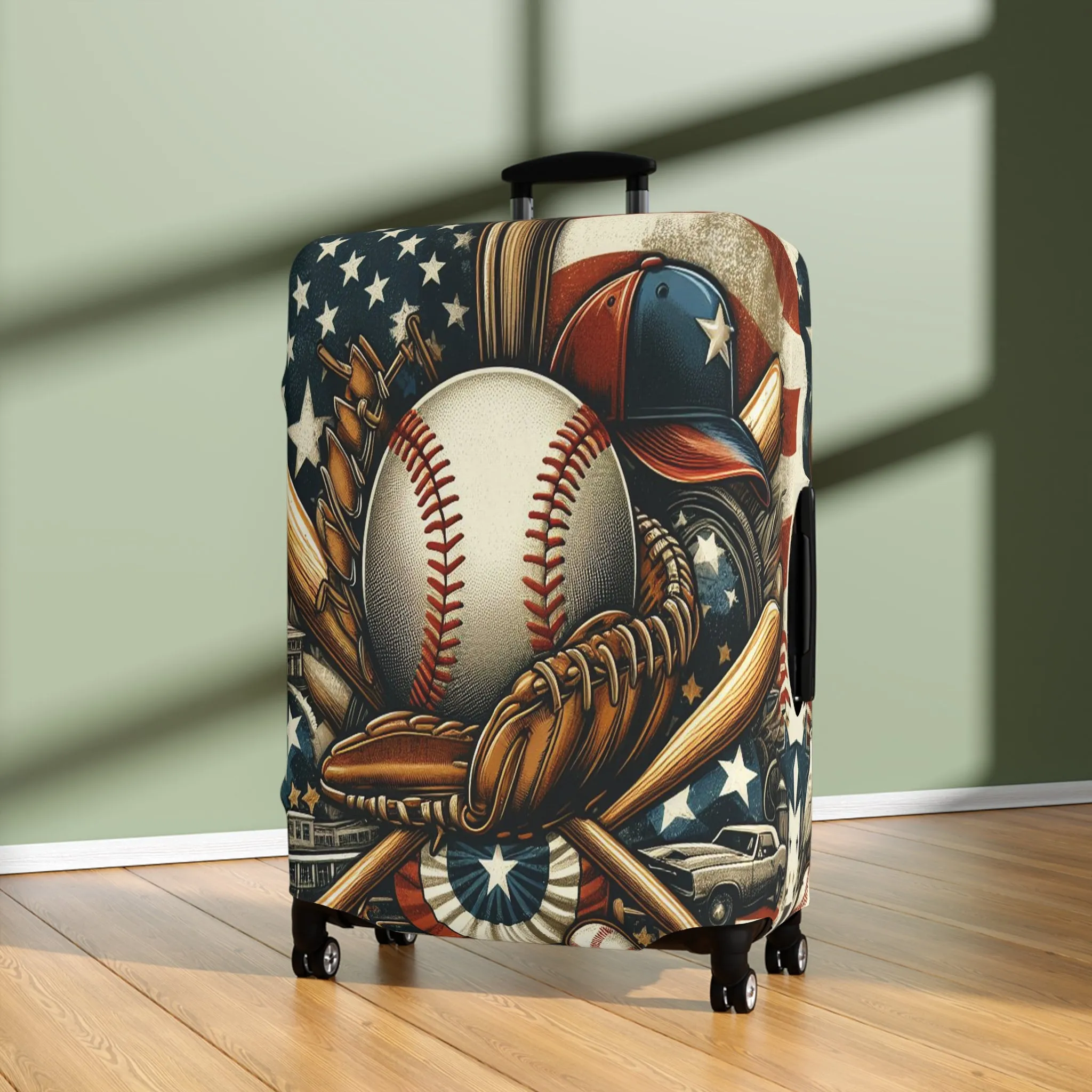 Luggage Cover, Baseball, awd-3075