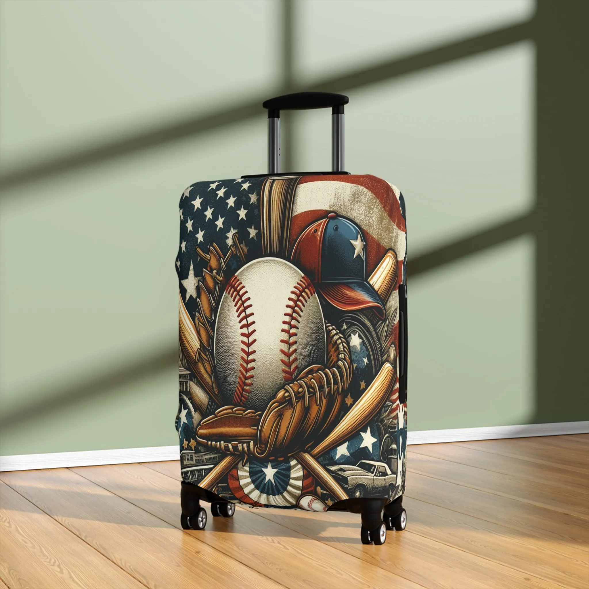 Luggage Cover, Baseball, awd-3075