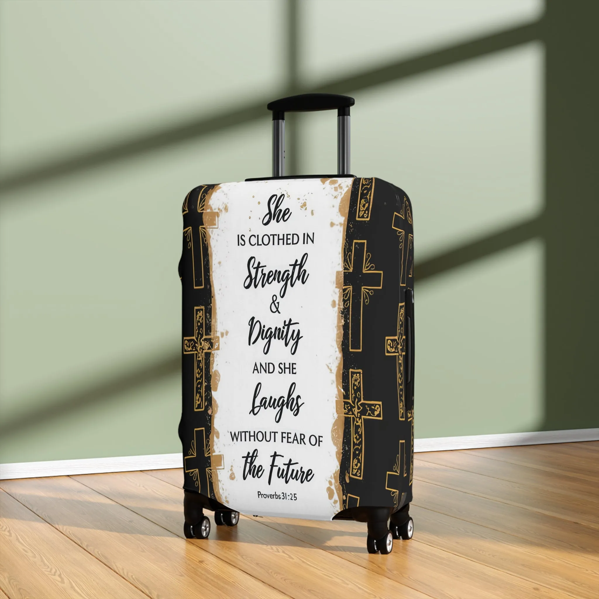 Luggage Cover, Bible Verse, awd-1476