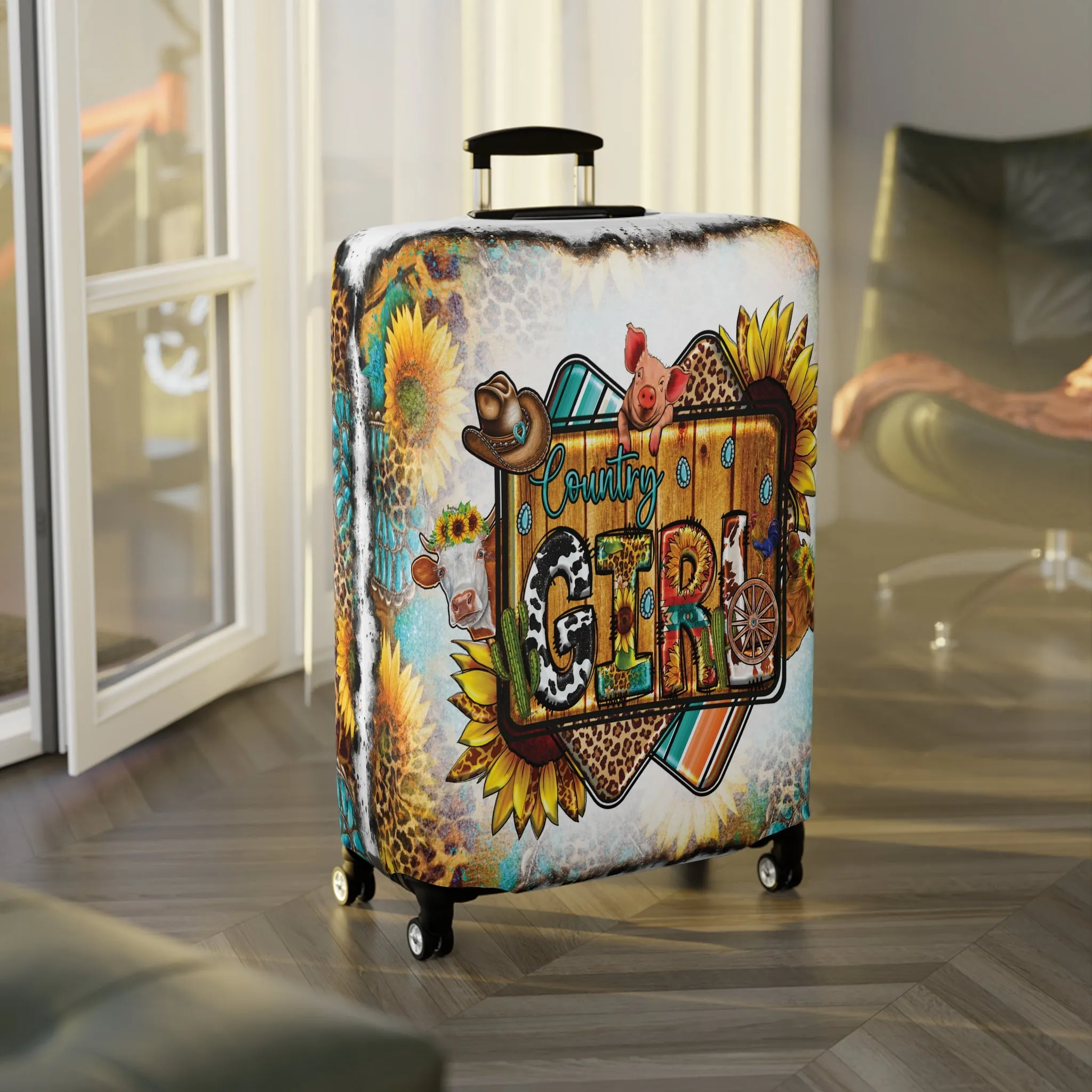 Luggage Cover, Country and Western, Country Girl, awd-1027