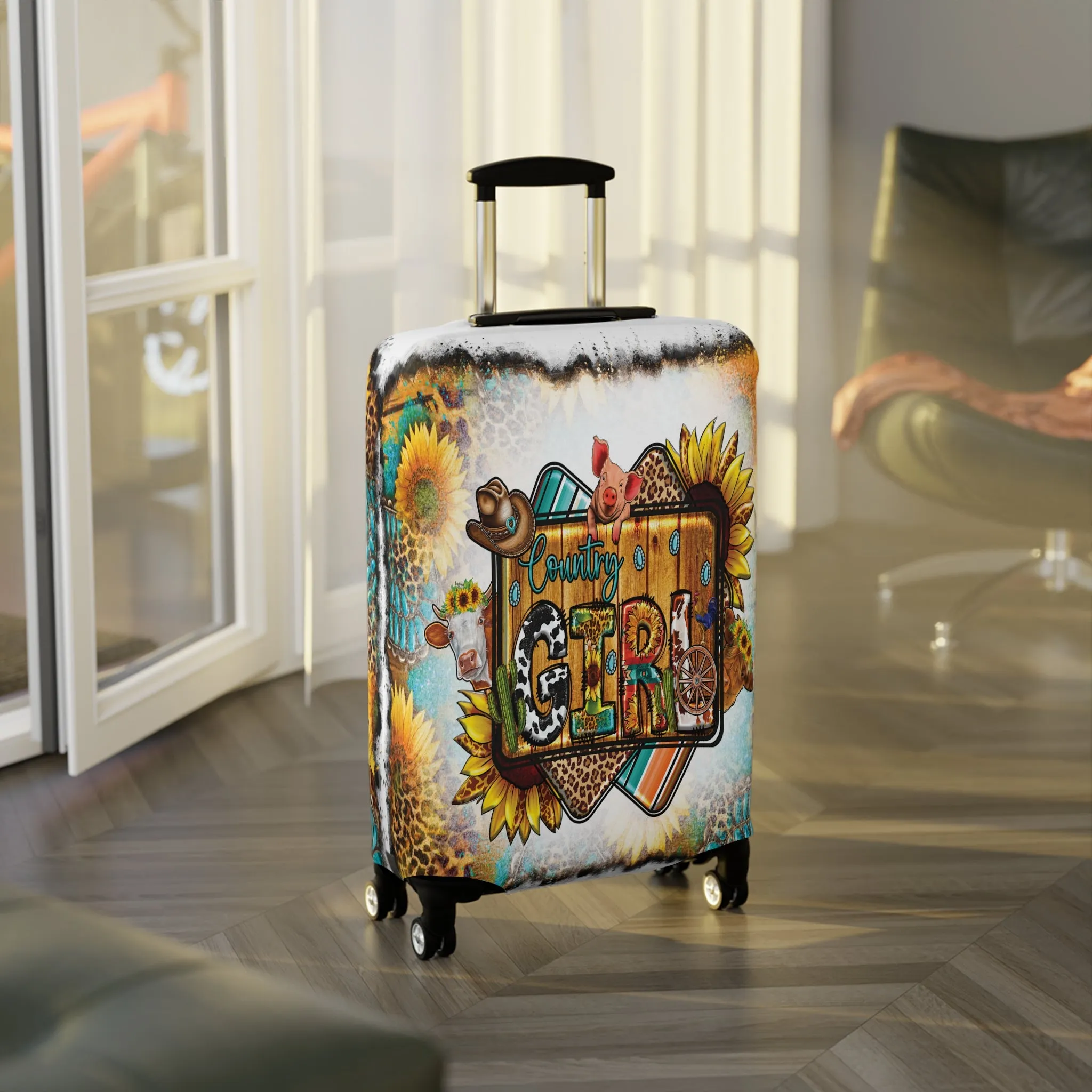 Luggage Cover, Country and Western, Country Girl, awd-1027