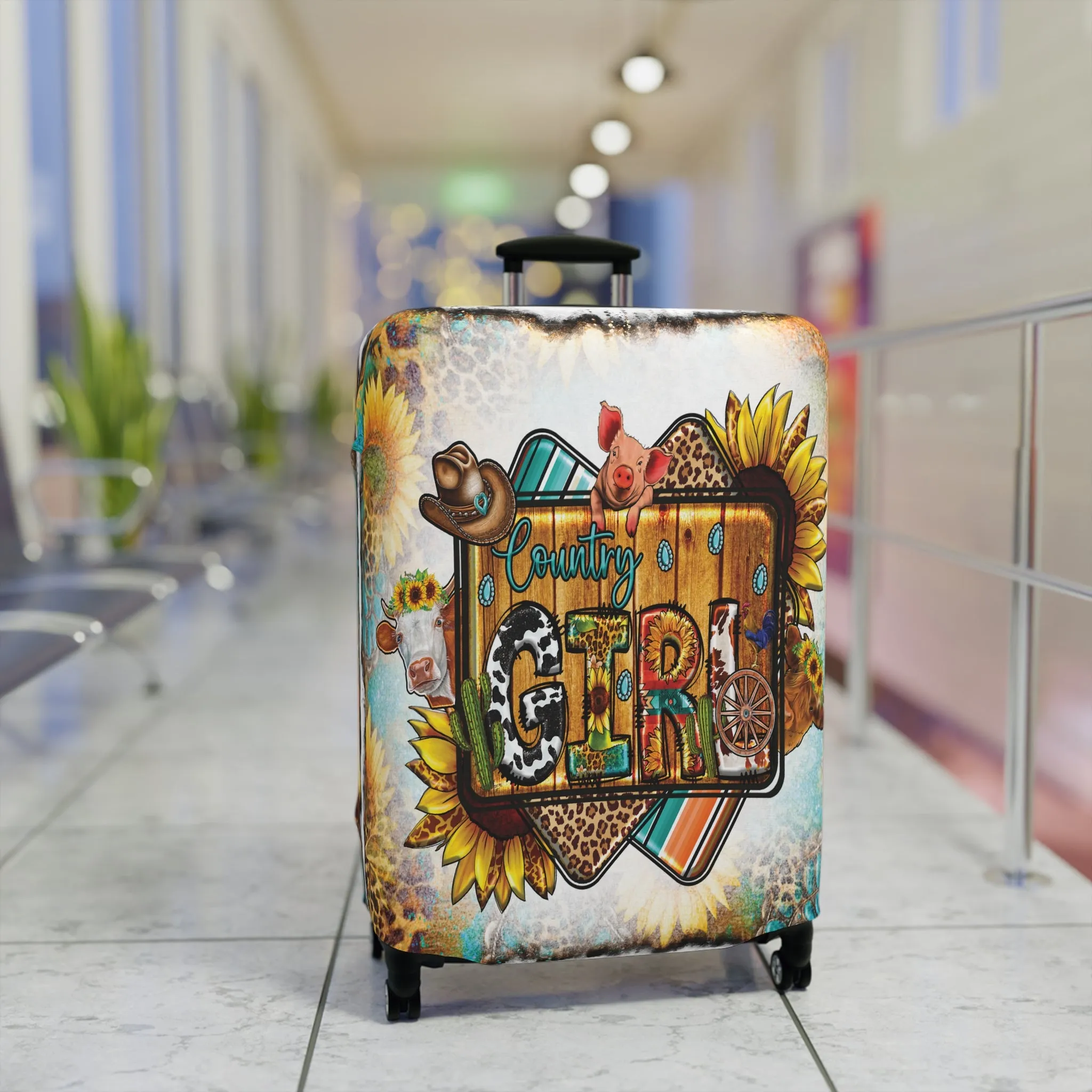 Luggage Cover, Country and Western, Country Girl, awd-1027