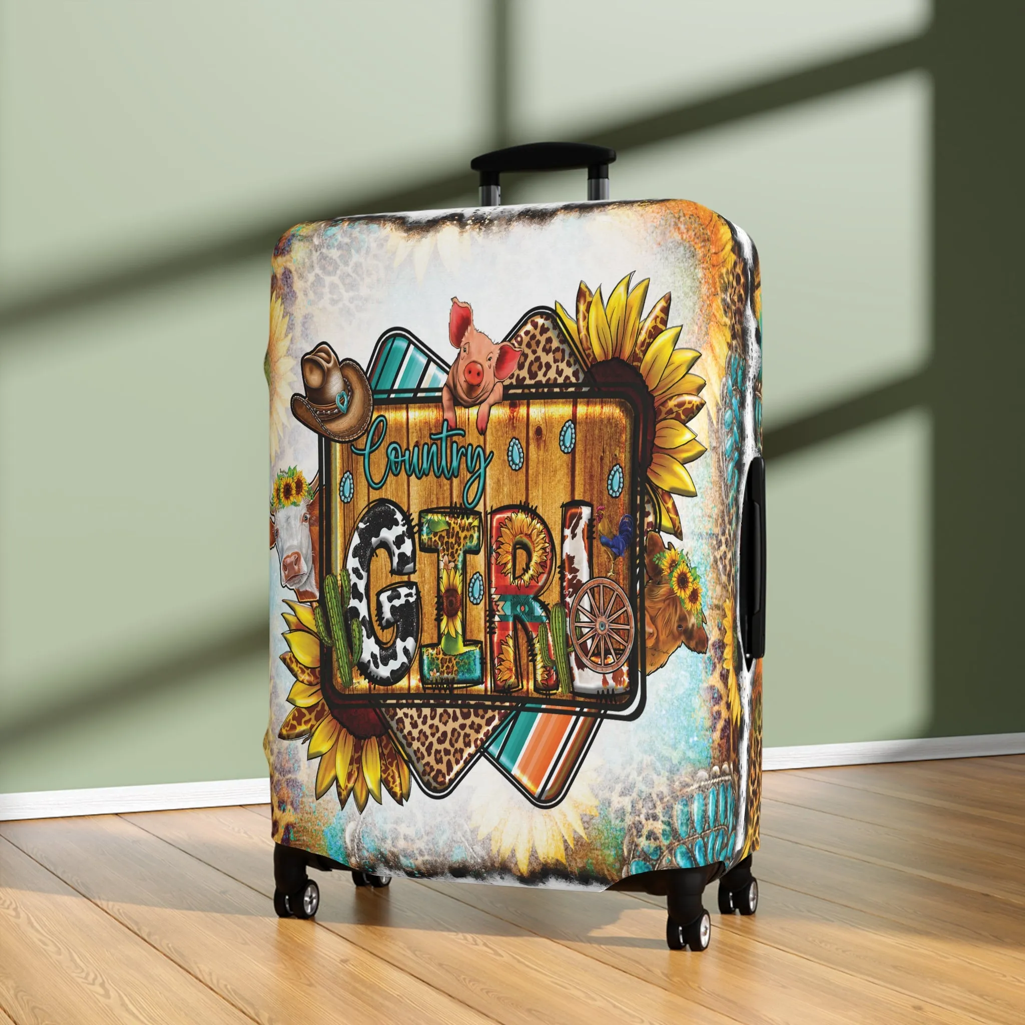 Luggage Cover, Country and Western, Country Girl, awd-1027