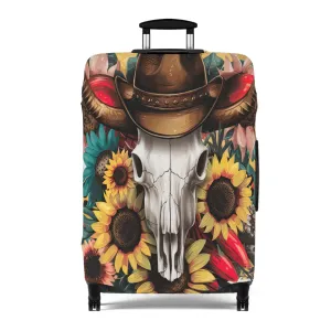 Luggage Cover, Country and Western, Country Skull, awd-1765