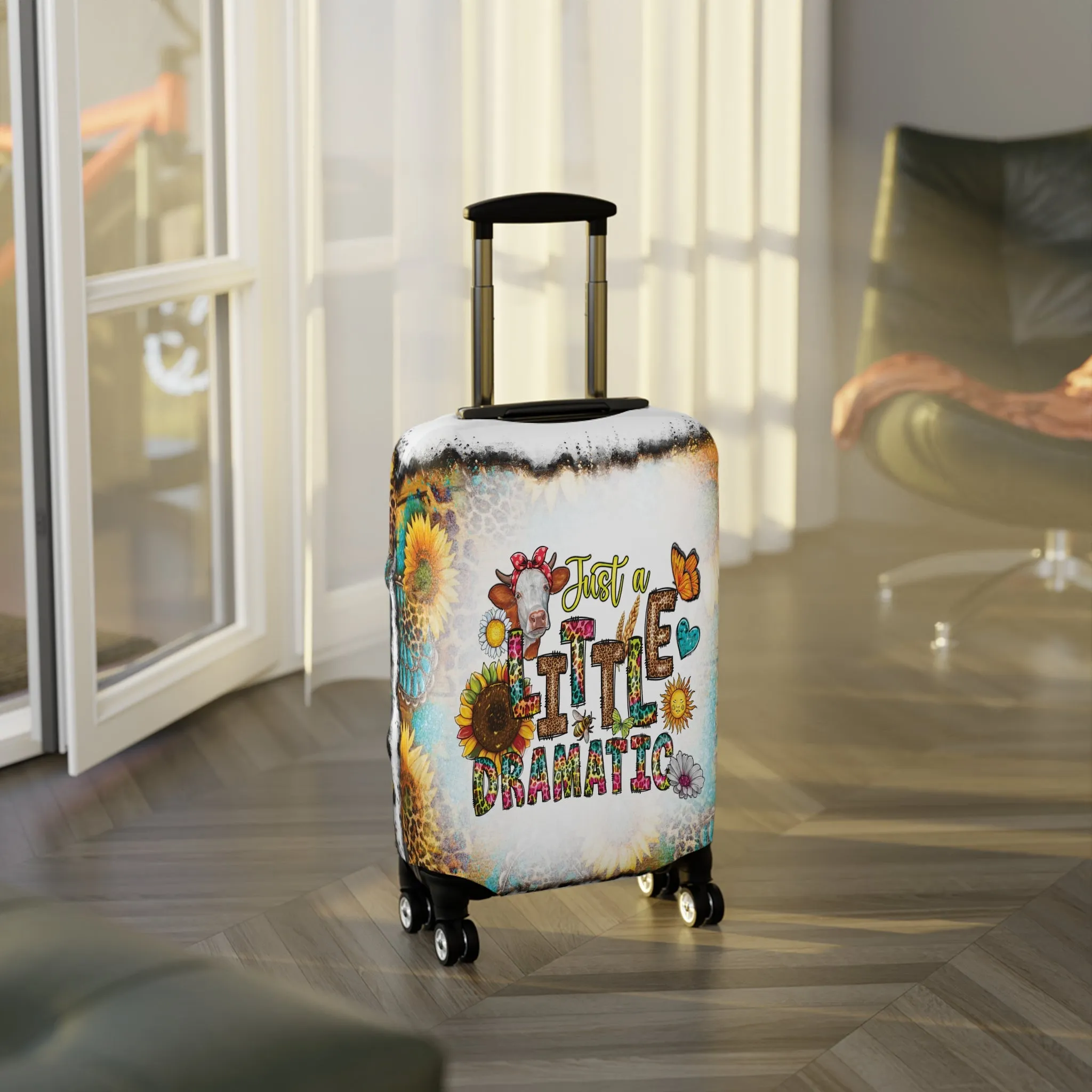 Luggage Cover, Country and Western, Just a Little bit Dramatic, awd-1014