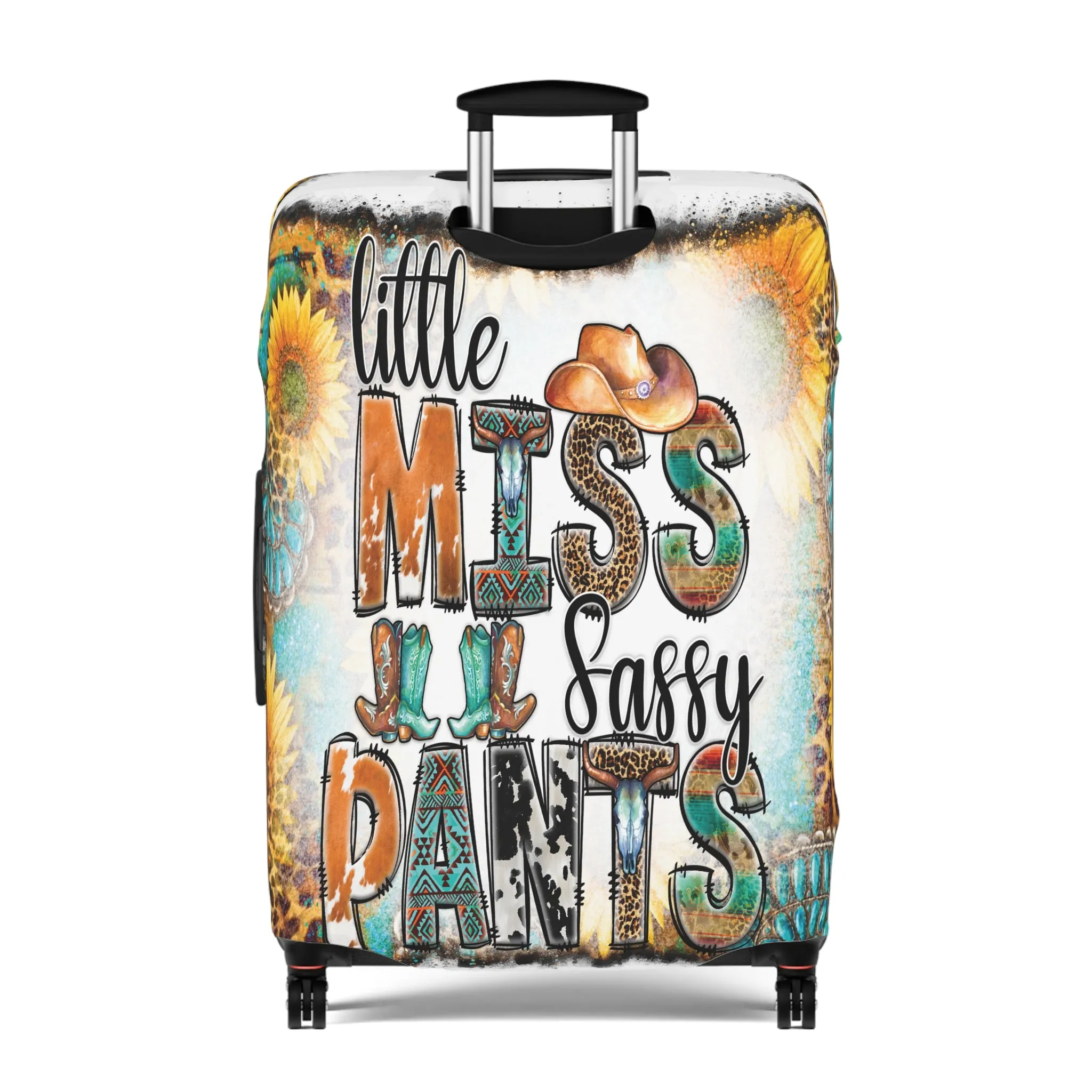 Luggage Cover, Country and Western, Little Miss Sassy Pants, awd-1013