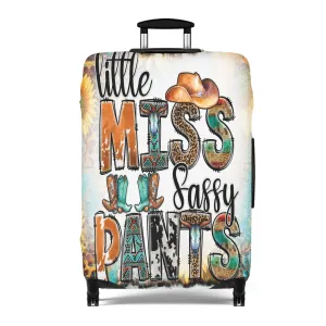 Luggage Cover, Country and Western, Little Miss Sassy Pants, awd-1013