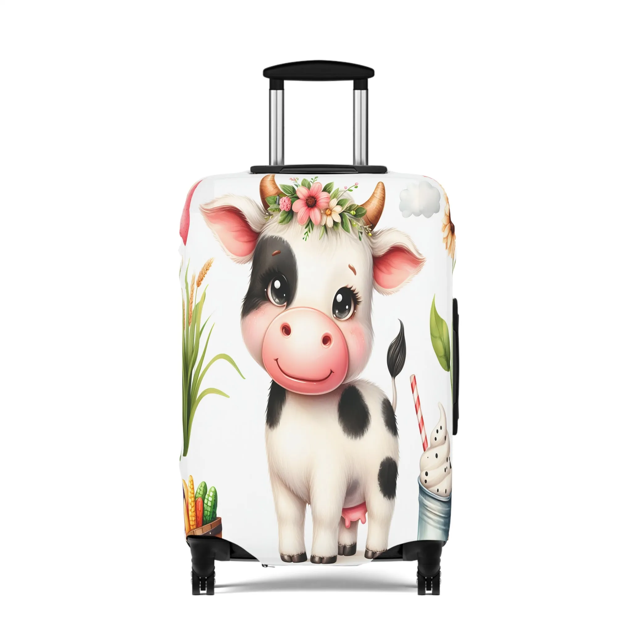 Luggage Cover, Cow, awd-1614