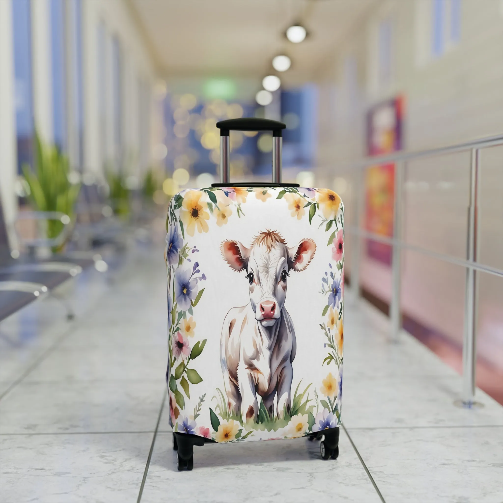 Luggage Cover, Cow, awd-306