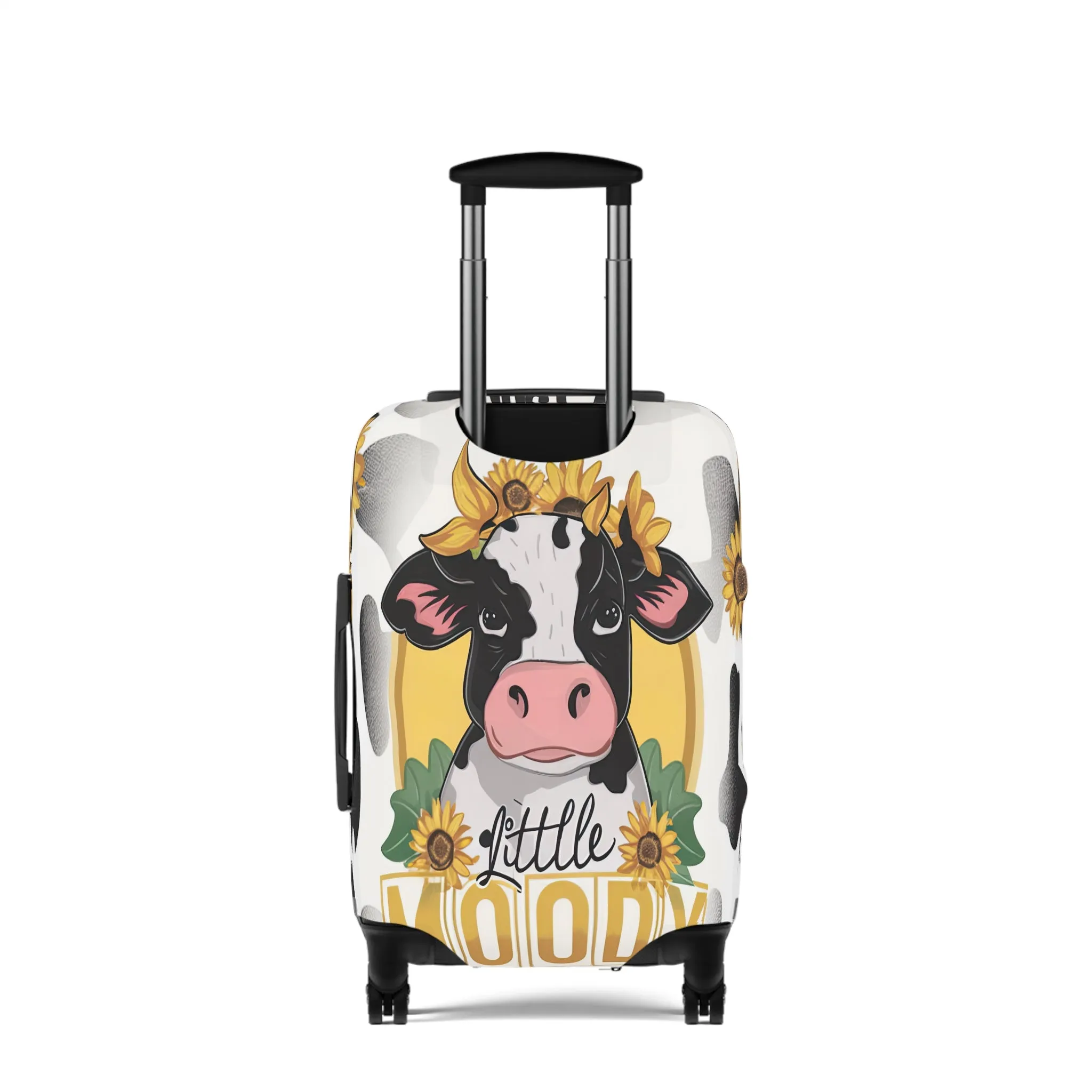 Luggage Cover, Cow, Just a Little Moody, awd-1697