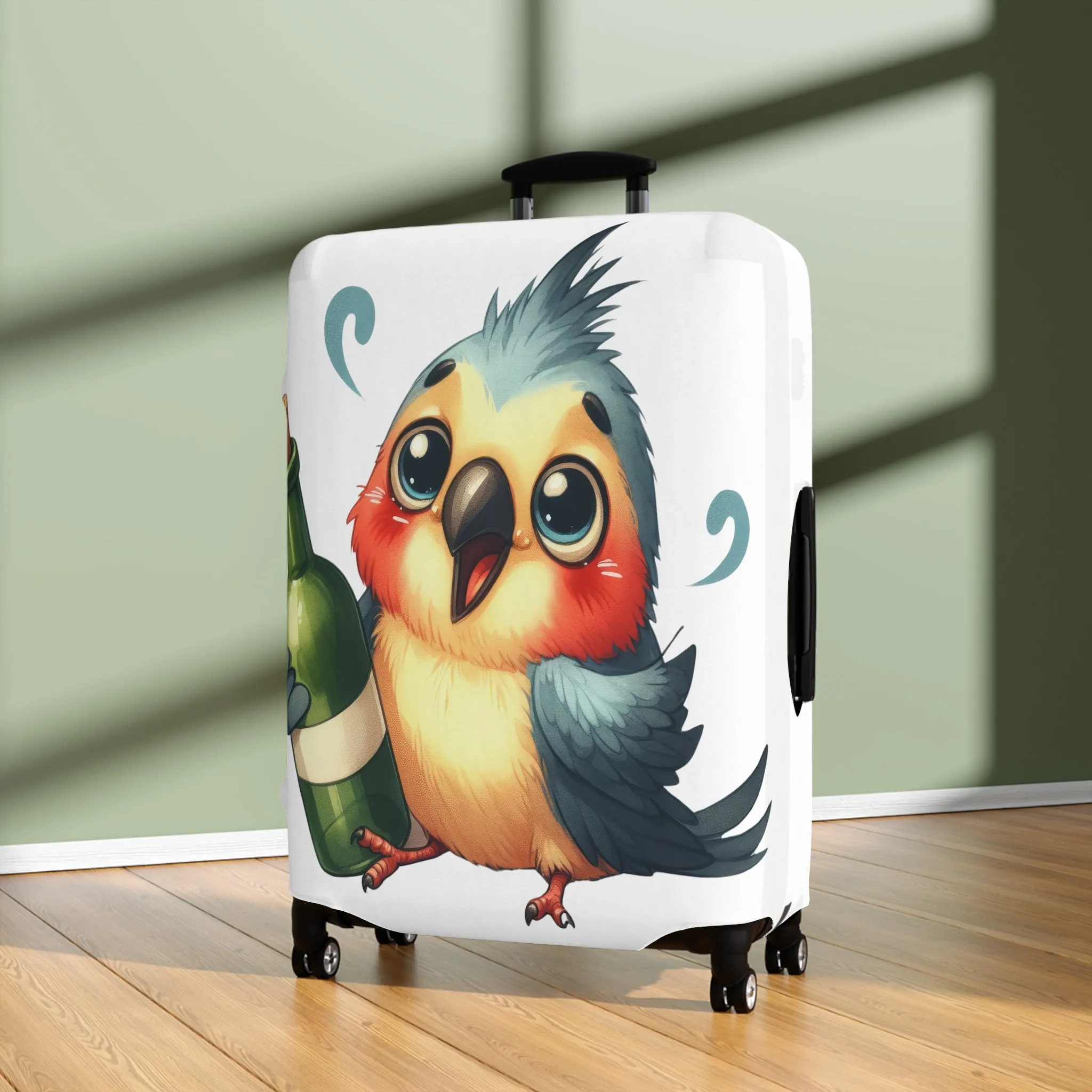 Luggage Cover, Cute Bird, awd-1645