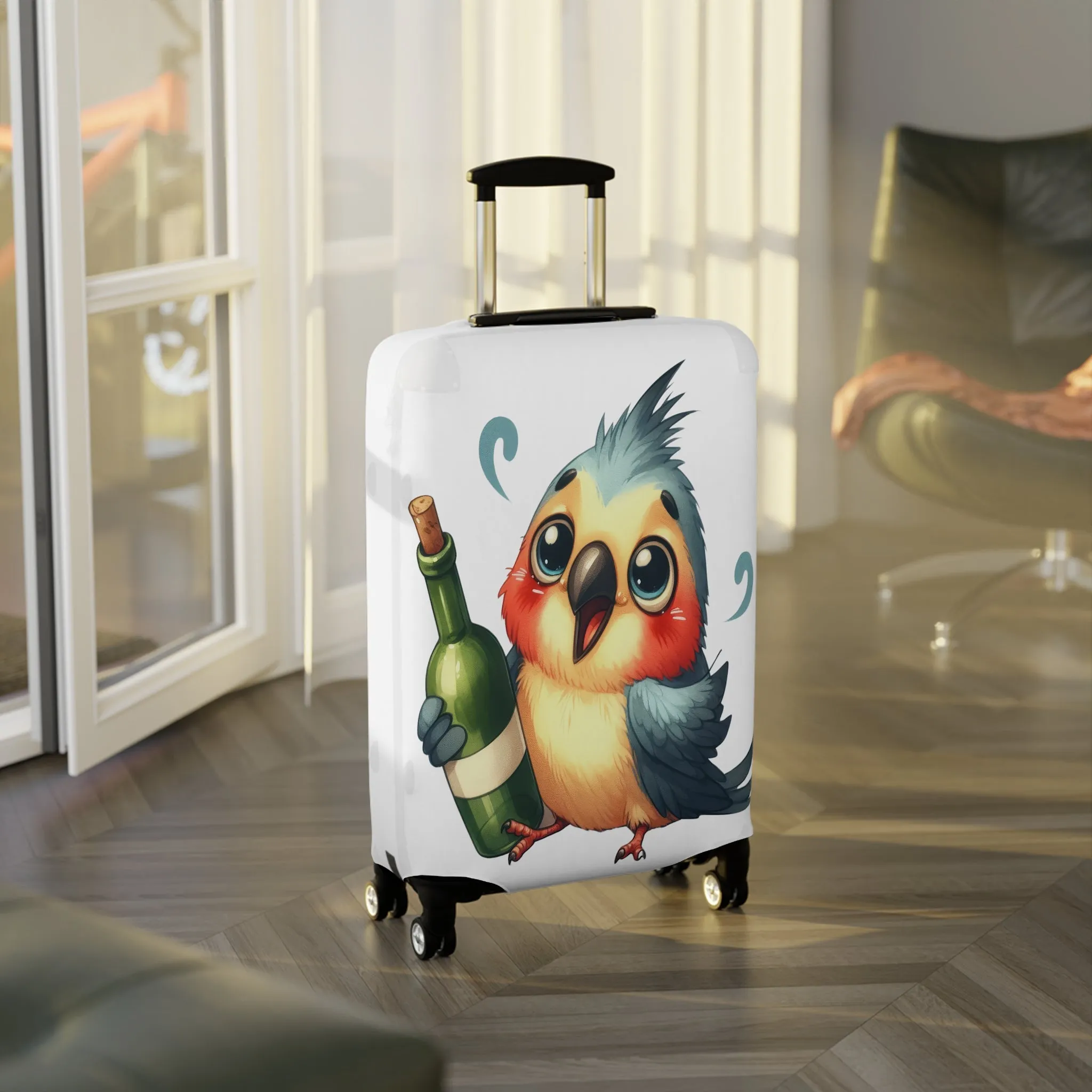 Luggage Cover, Cute Bird, awd-1645