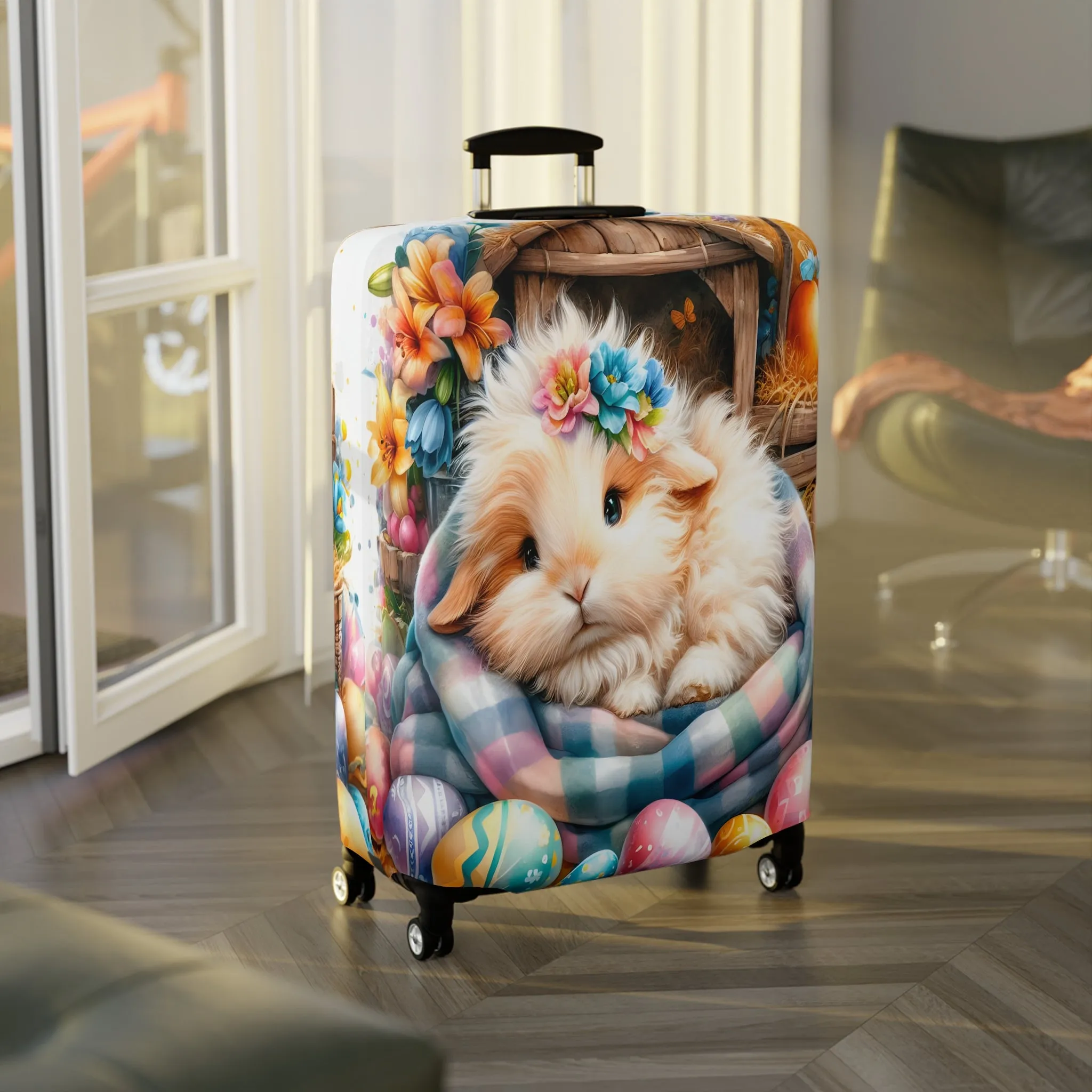 Luggage Cover, Easter, Rabbit, awd-1635