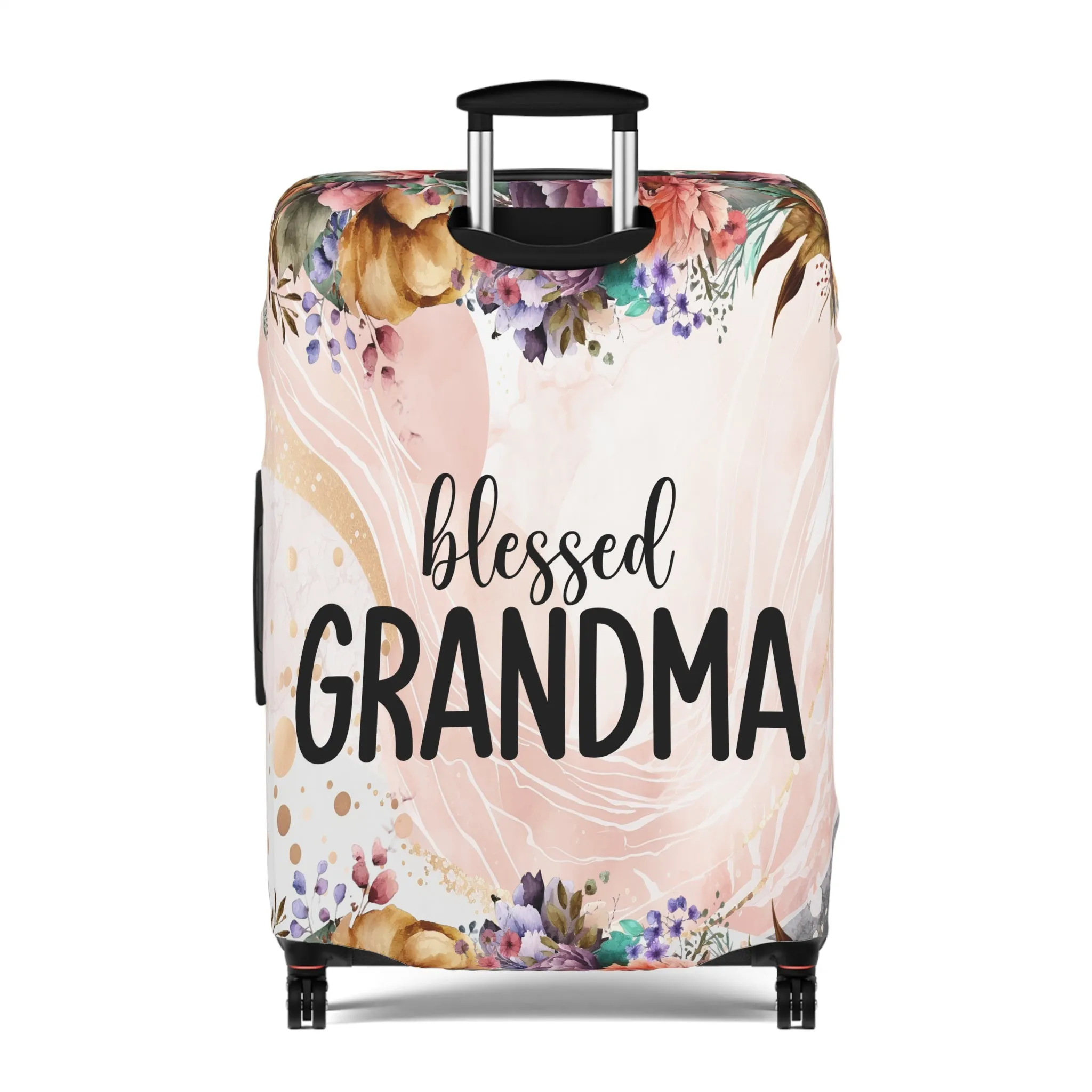 Luggage Cover, Floral, Blessed Grandma, awd-728