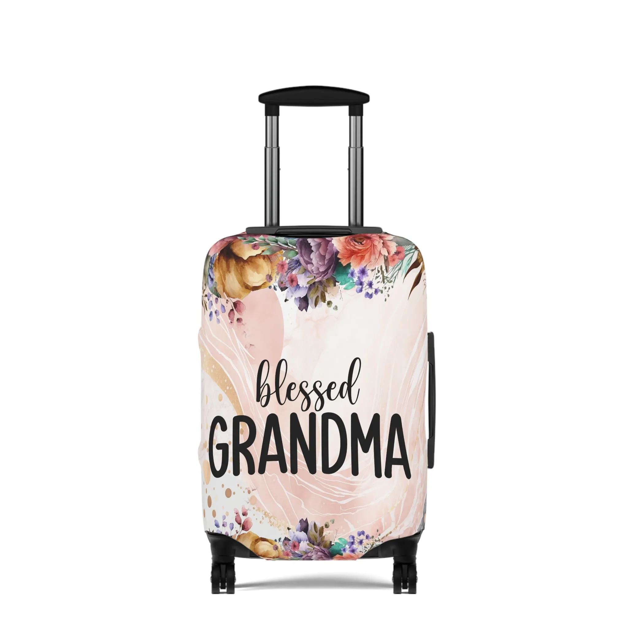 Luggage Cover, Floral, Blessed Grandma, awd-728