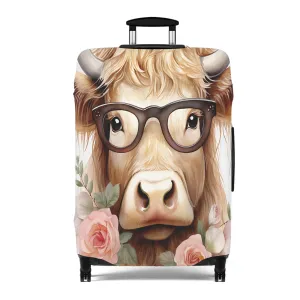 Luggage Cover, Highland Cow, awd-009