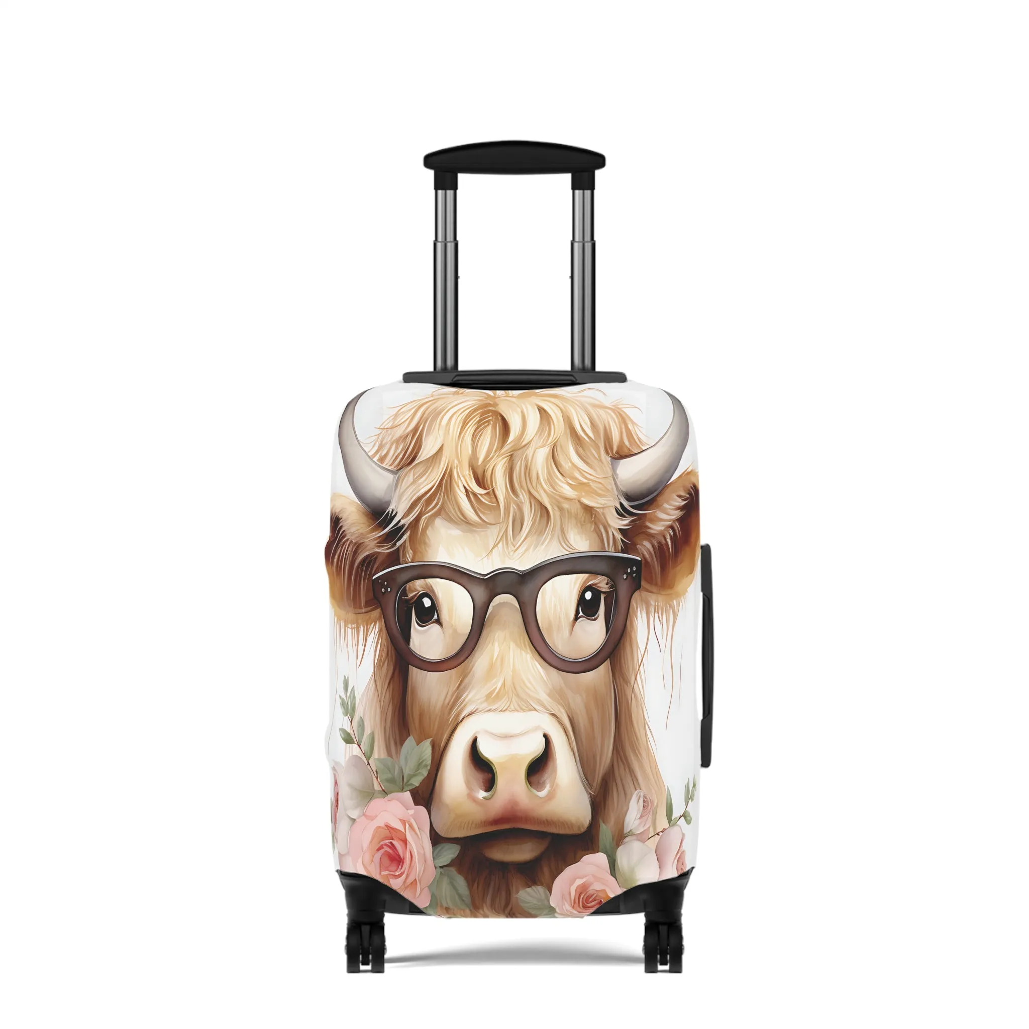 Luggage Cover, Highland Cow, awd-009