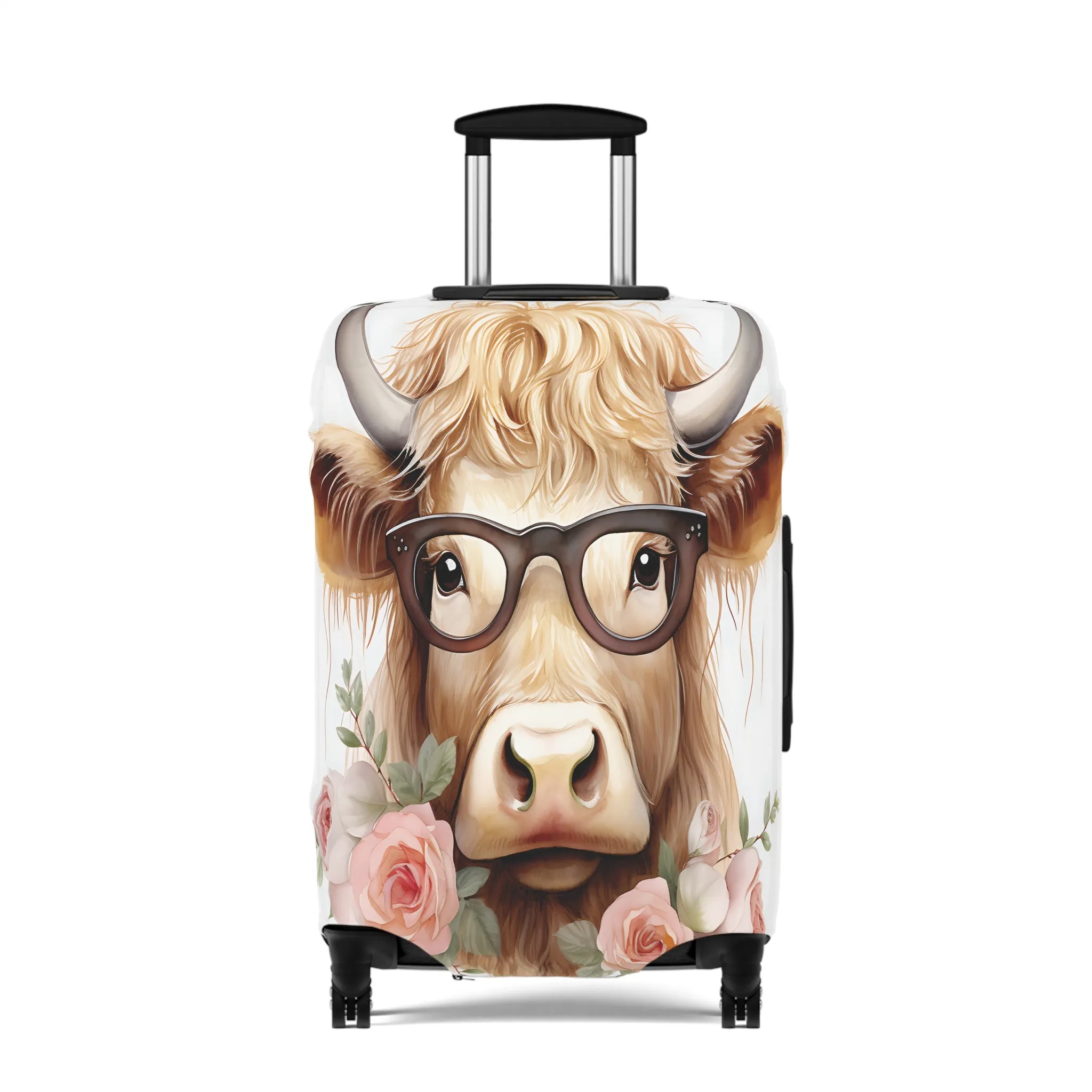 Luggage Cover, Highland Cow, awd-009