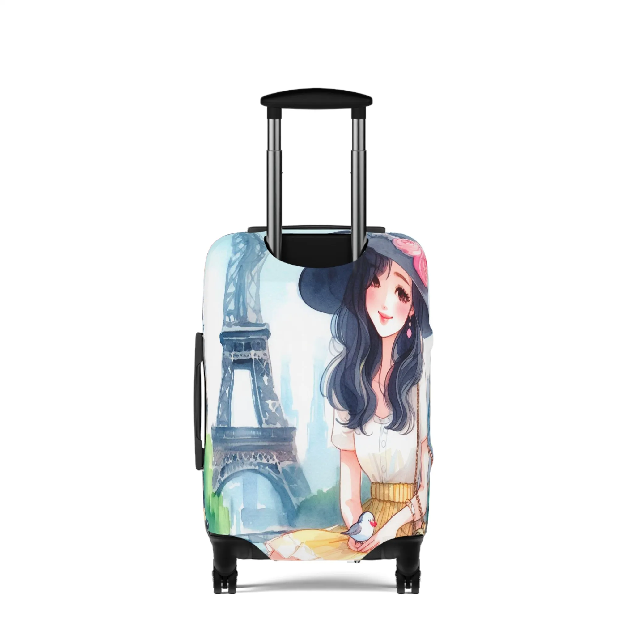 Luggage Cover, Just a Girl Who loves Travelling, awd-2104