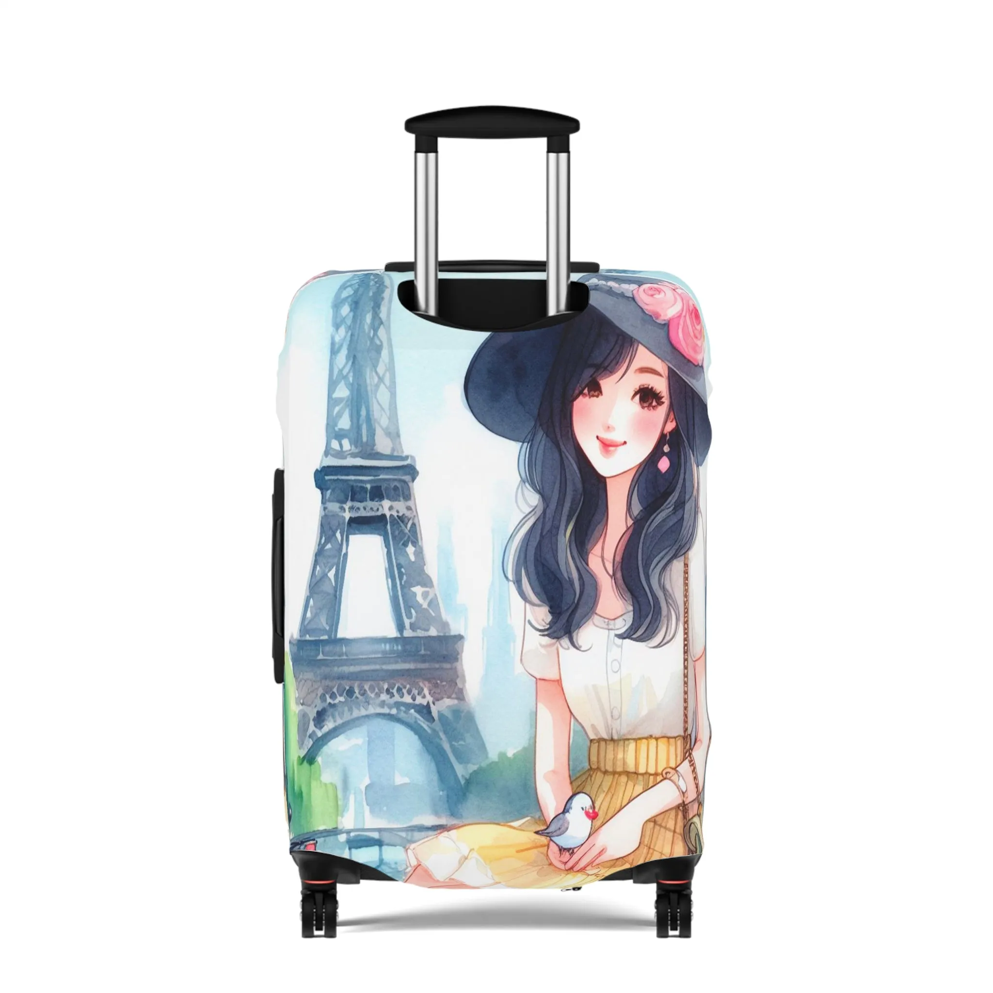 Luggage Cover, Just a Girl Who loves Travelling, awd-2104