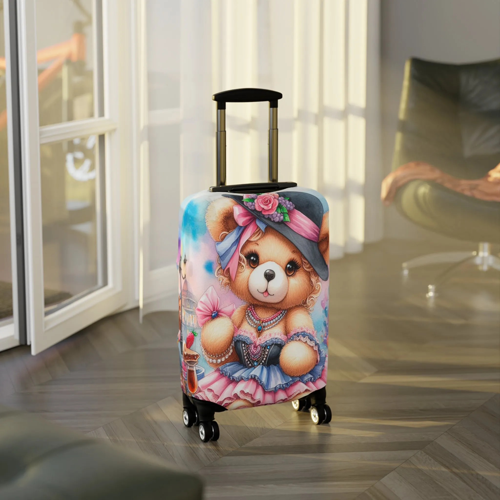 Luggage Cover, Teddy Bear, awd-3027