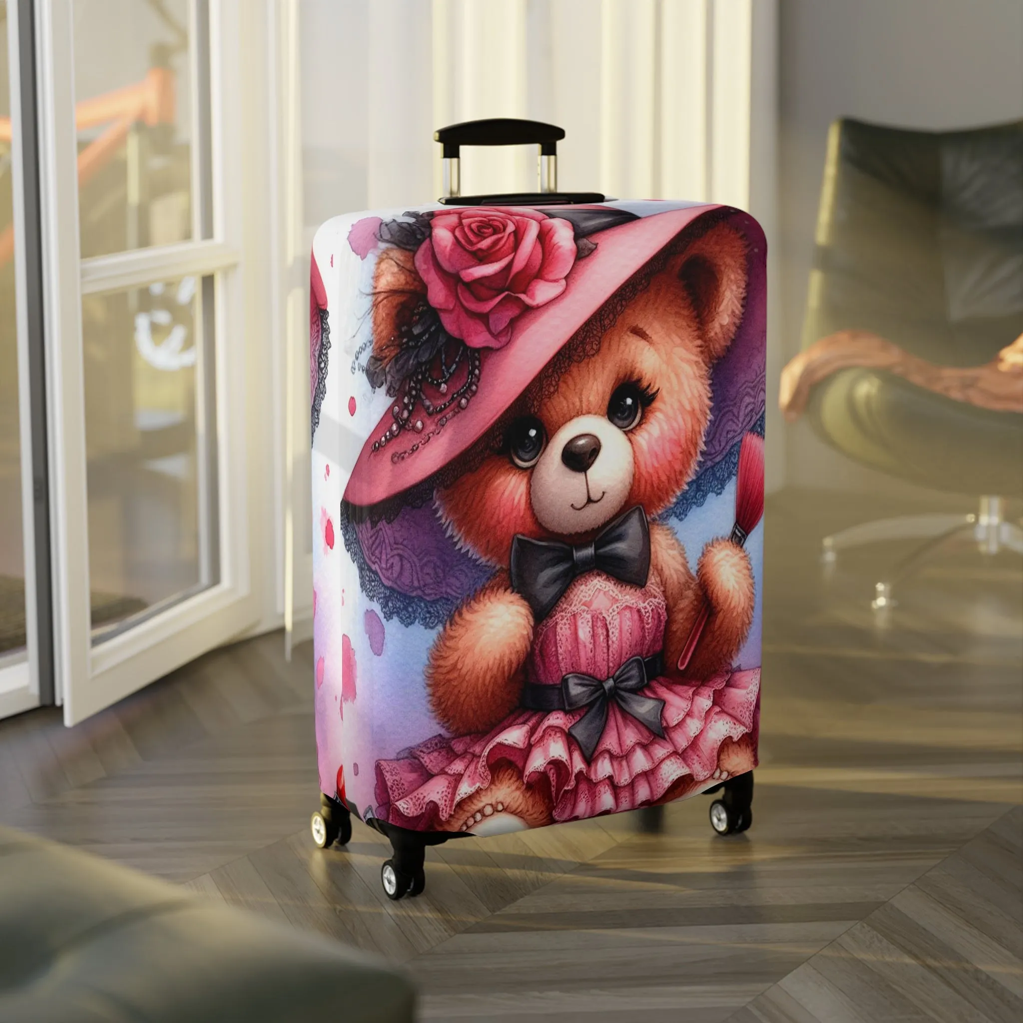 Luggage Cover, Teddy Bear, awd-3037