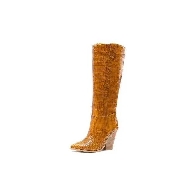 LuxePoint Exotic Western High Heel