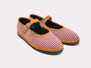 Mary Jane Furlane Red Gingham