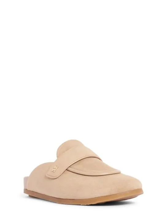 Max Mara   10mm Manly suede mules 