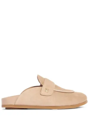 Max Mara   10mm Manly suede mules 