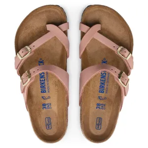 Mayari Women's Soft Footbed Leather Sandal - Old Rose