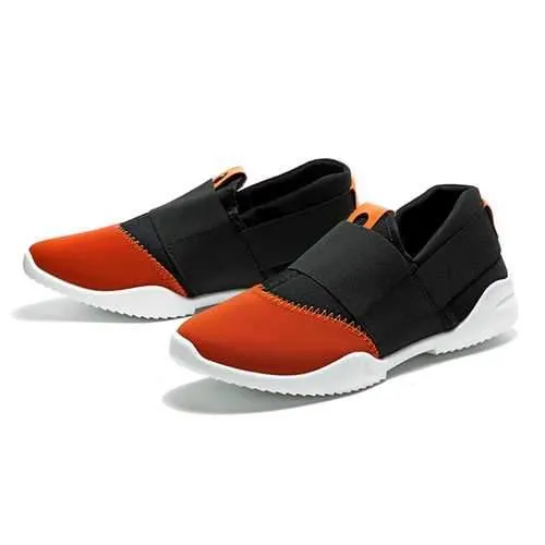 Men Breathable Elastic Bnad Slip On Casual Sneakers