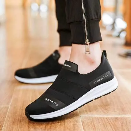 Men Breathable Slip On Soft Loafers Casual Sneakers