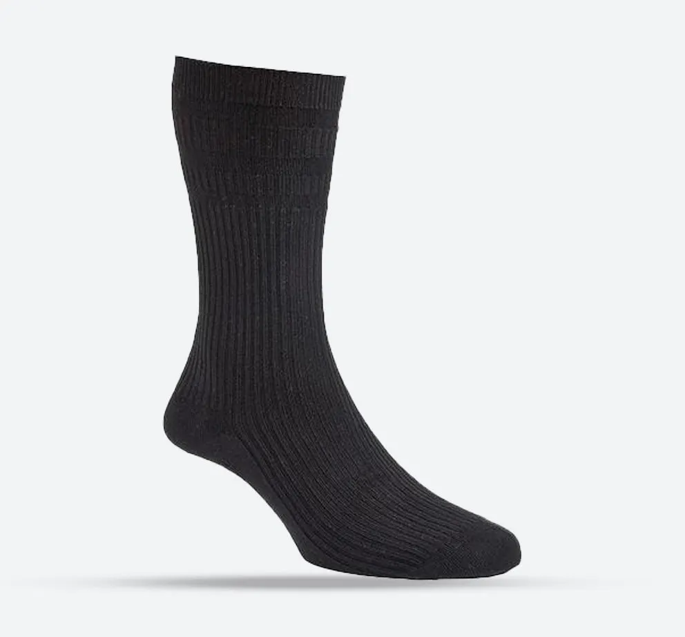 Mens Extra Wide Fit HJ Hall HJ91 Softop Cotton Socks