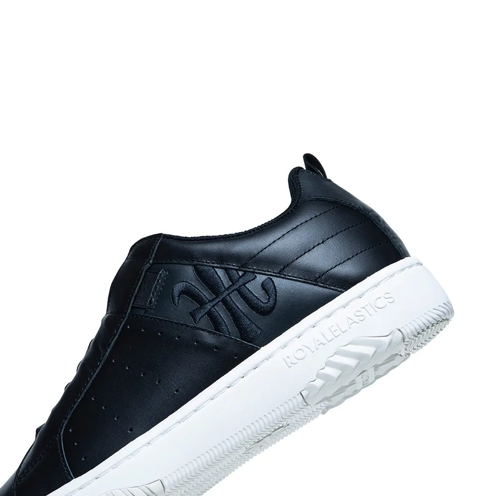 Men's Icon 2.0 Black Logo Leather Sneakers 06514-999