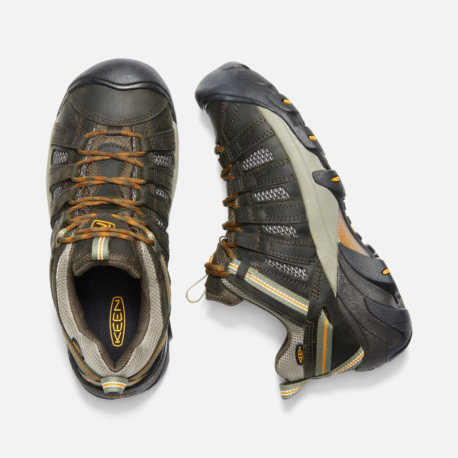 Men's Keen Voyageur Color: Black Olive/ Inca Gold