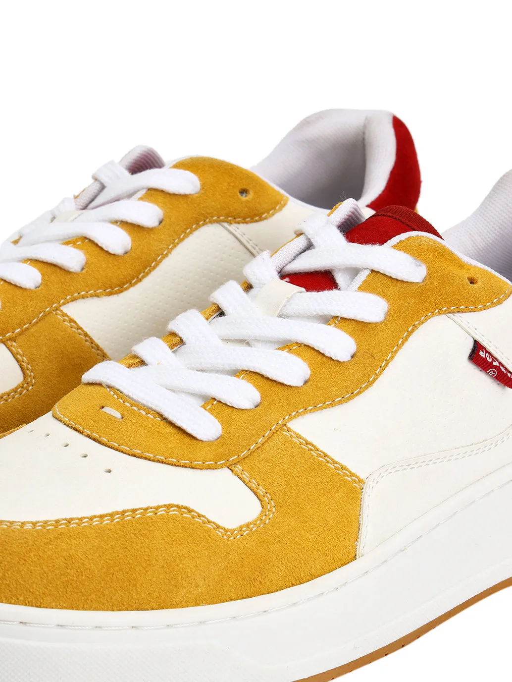 Men's Mustard Colorblock Sneakers