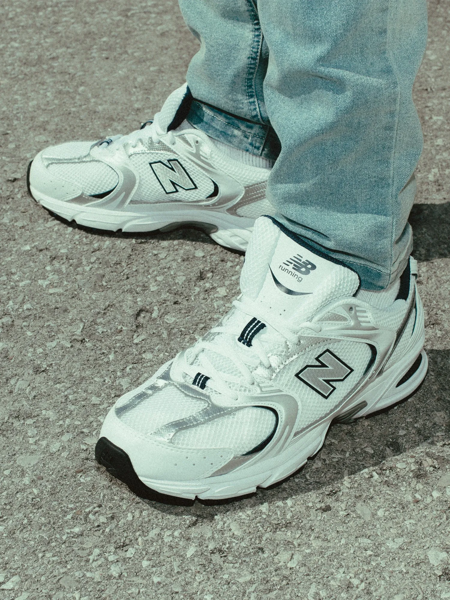 MENS NEW BALANCE THE 530 - WHITE