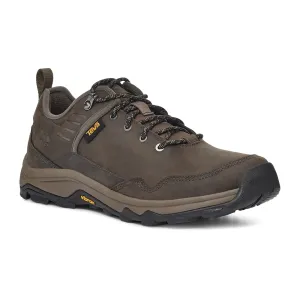 Men's Teva Riva Hiking Shoe Color: Dark Brown / Olive